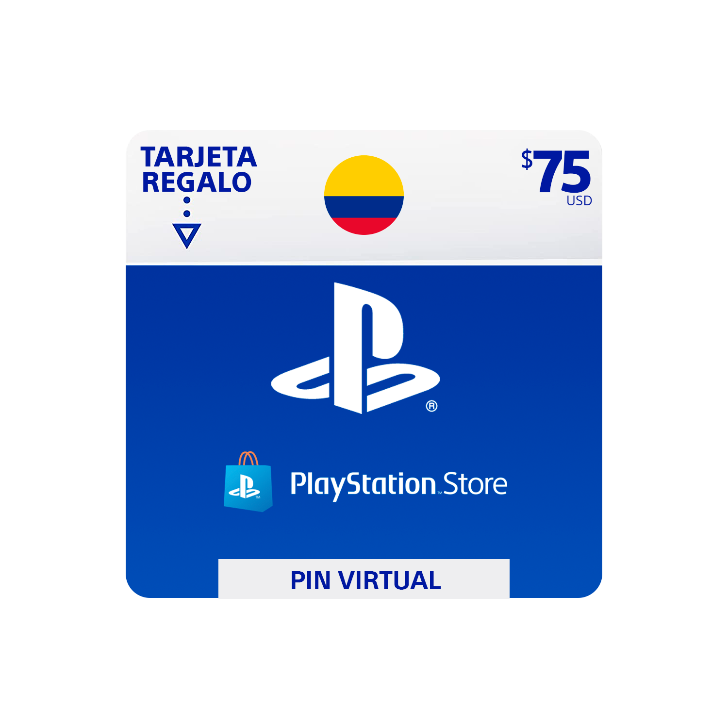Pin Virtual PLAYSTATION ($75 USD)