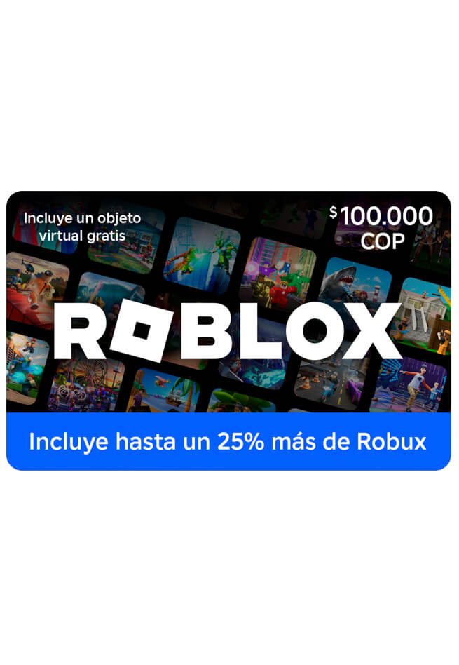 Pin Virtual Roblox 100.000