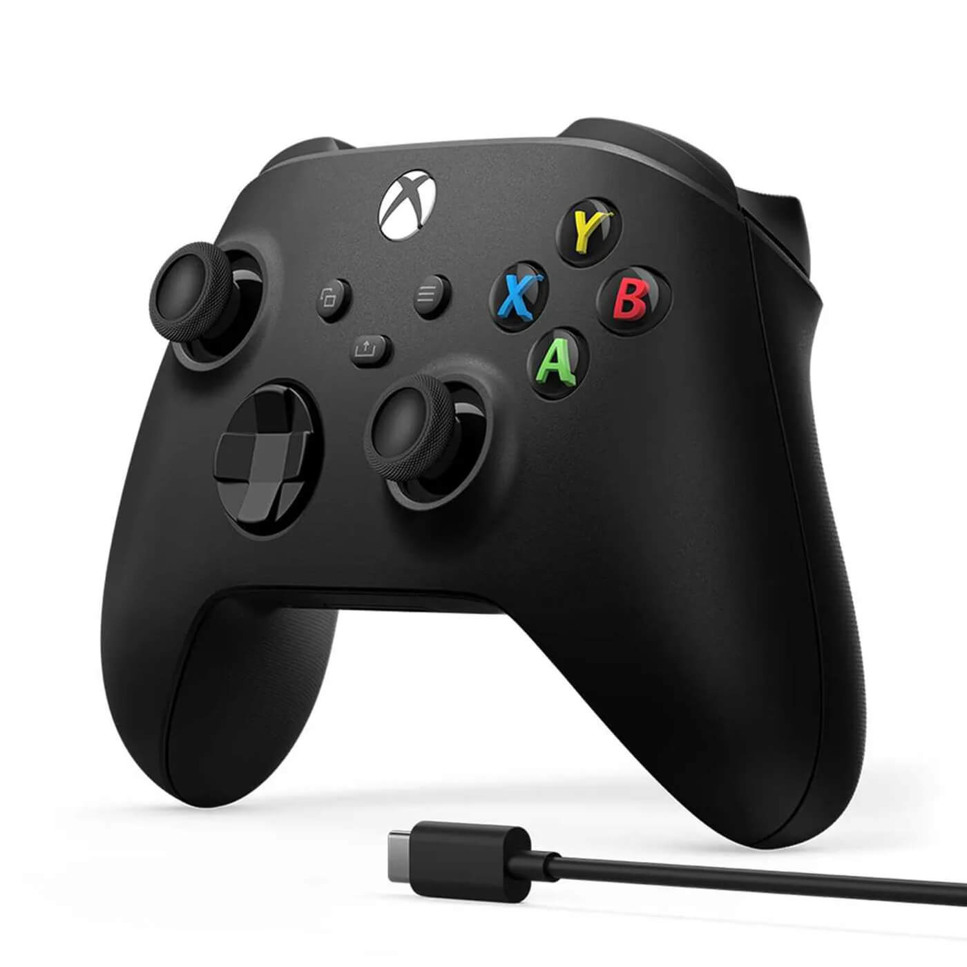 Control Inalámbrico XBOX + Cable USB-C Negro