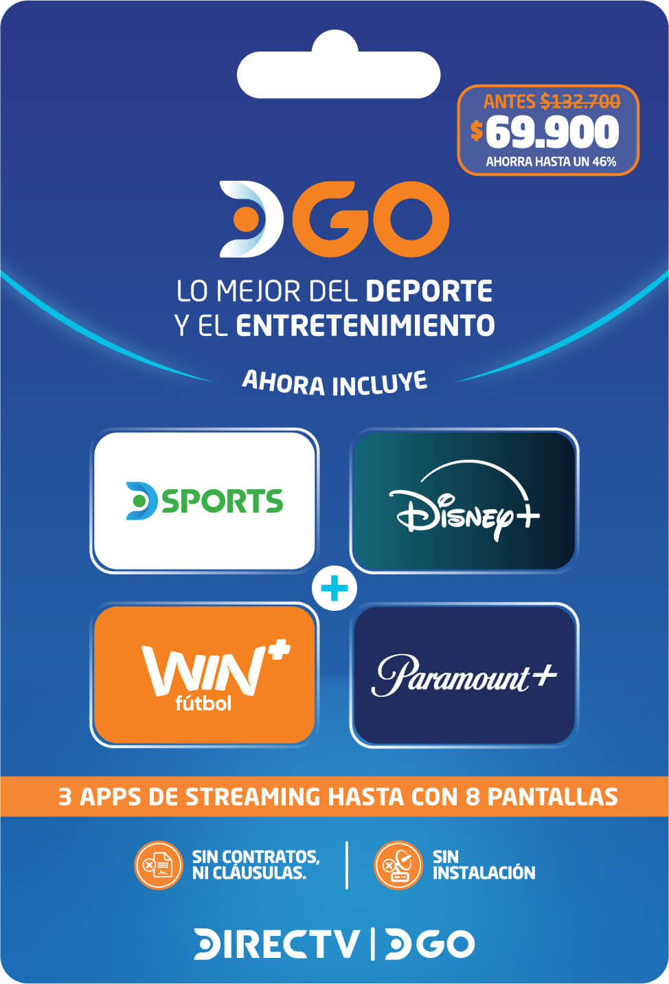 DirectTV GO 69.900