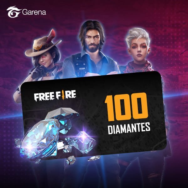 PIN Virtual FreeFire 100 Diamantes 799366881445