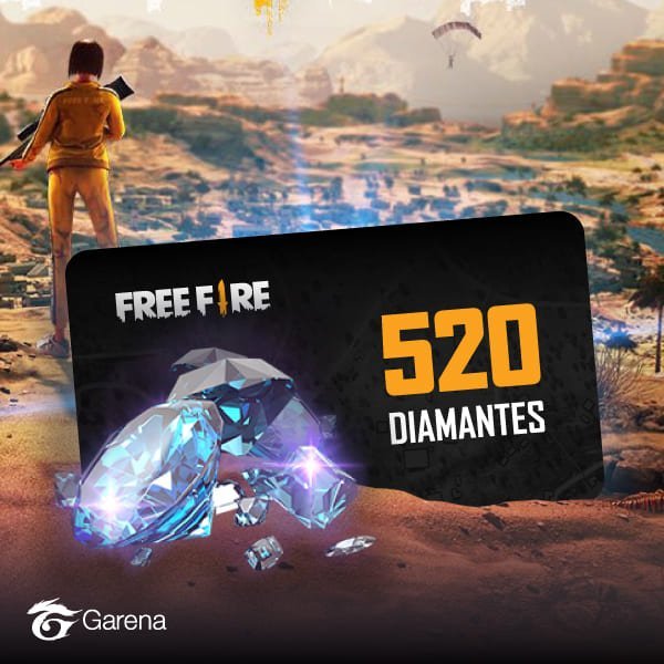 PIN Virtual FreeFire 520 Diamantes 799366881469