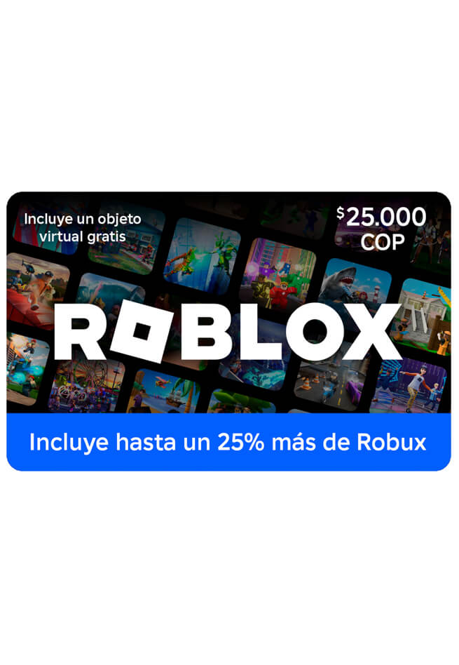 Pin Virtual Roblox 25.000