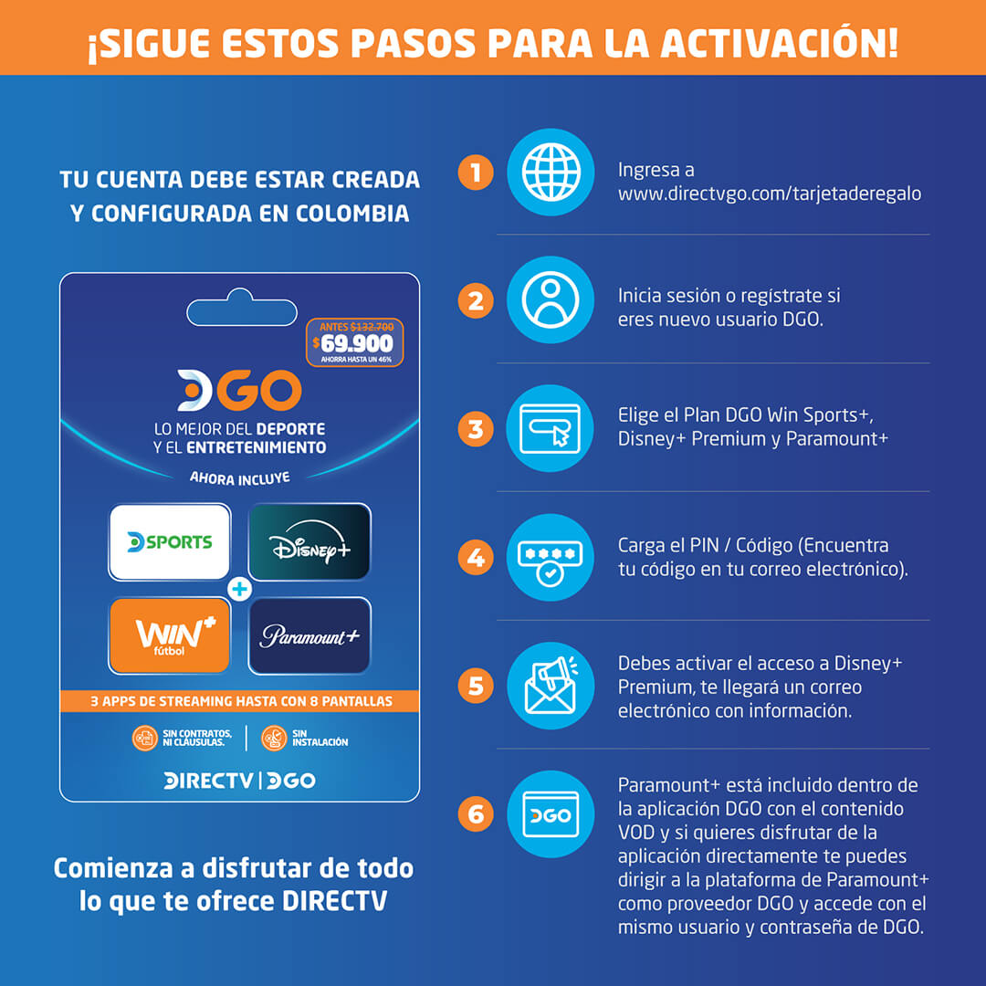 DirectTV GO 69.900